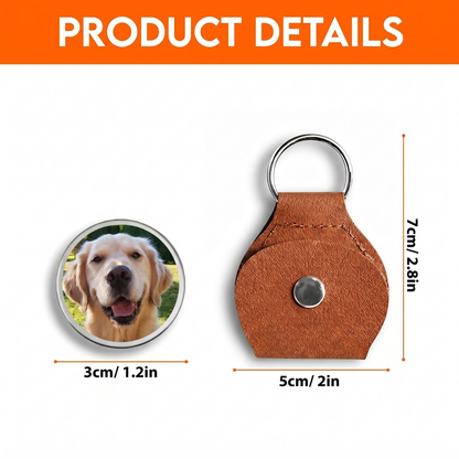 Personalized Dog Dad Pocket Hug Token - Bite In The Nuts, Photo Keepsake Gift for Him