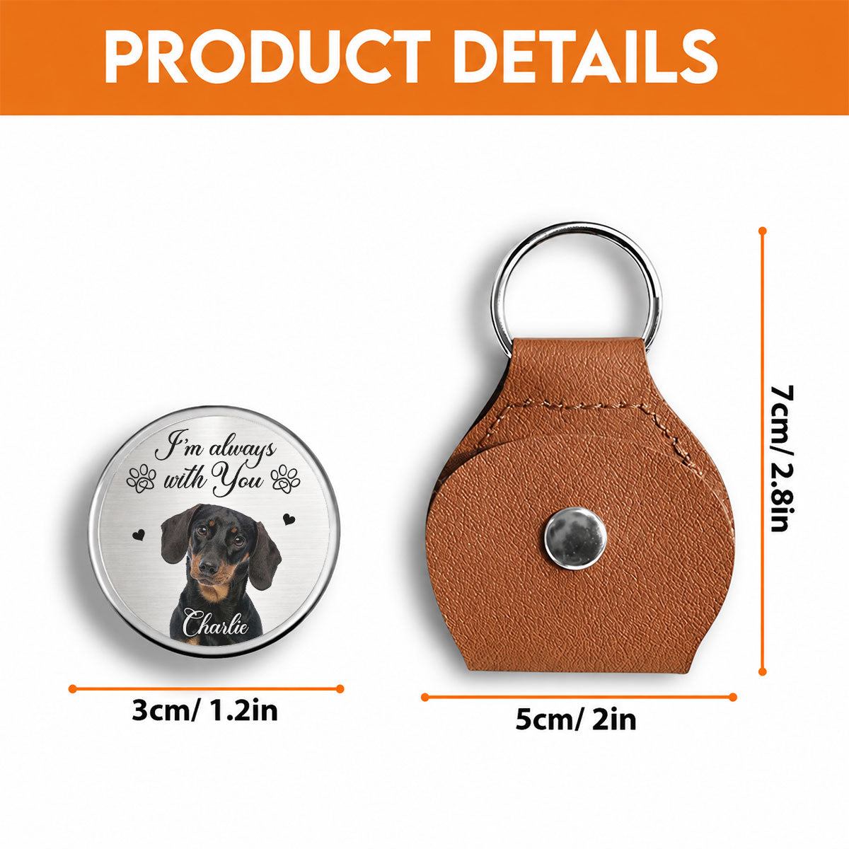 Inside Your Heart, Personalized Pocket Hug, Pet Memorial Gifts, Gifts For Pet Lovers, Custom Photo