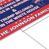 In This House We Believe Trump, Personalized Yard Sign, Trump Sign, Election 2024