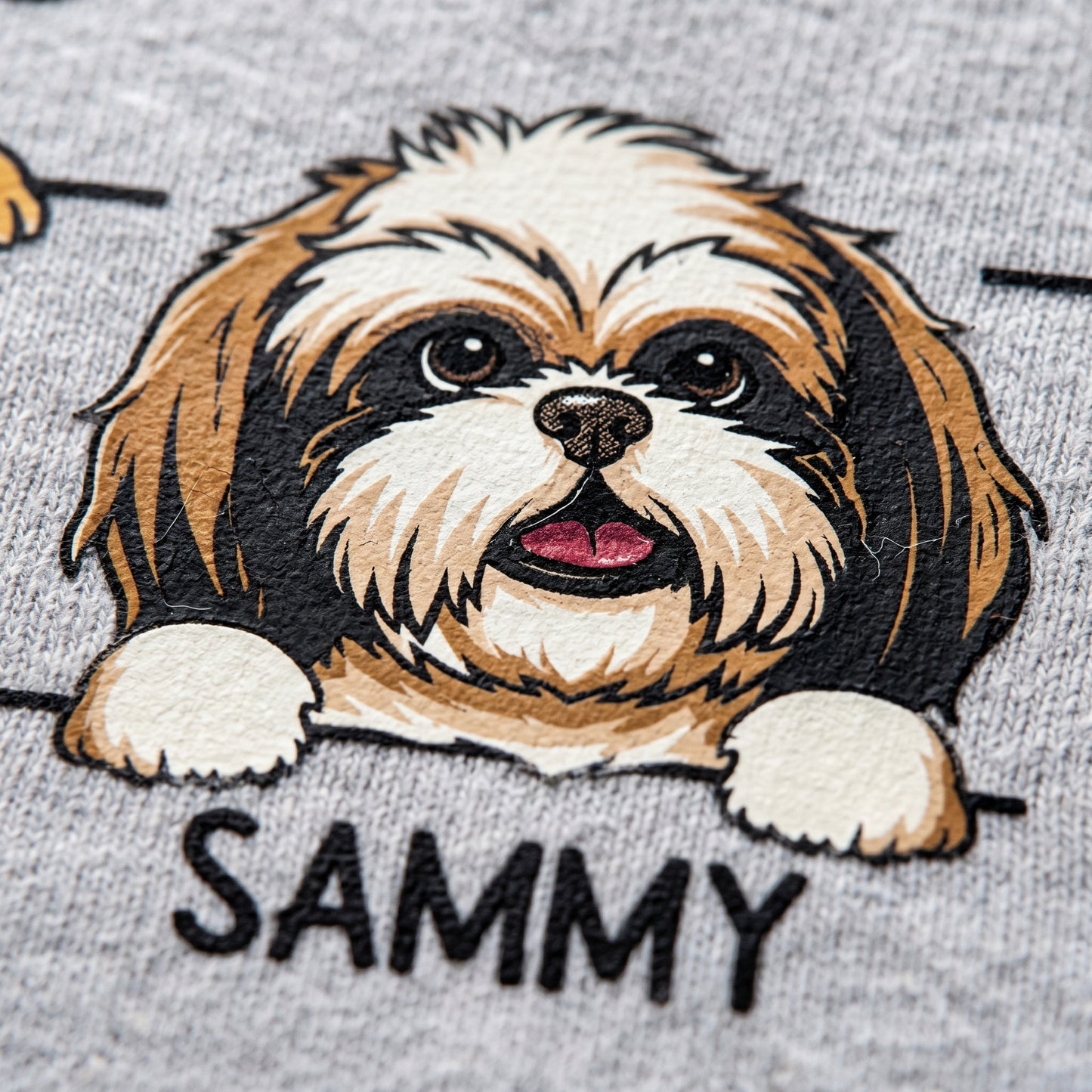 Personalized Mother's Day Dog Mom Shirt, "We Woof You", Custom Photo & Graphics