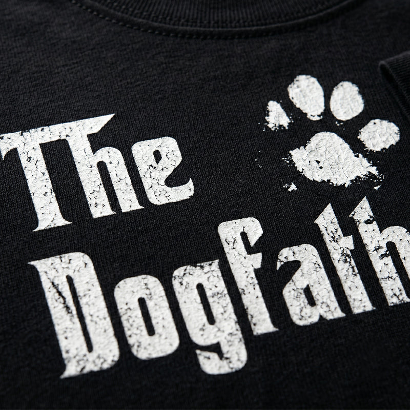 The Dog Father, Personalized Back Print Shirt, Custom Gifts For Dog Dad