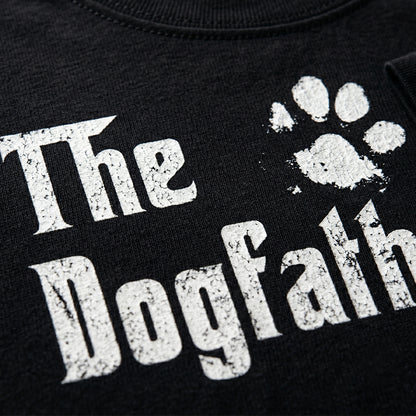 The Dog Father, Personalized Back Print Shirt, Custom Gifts For Dog Dad