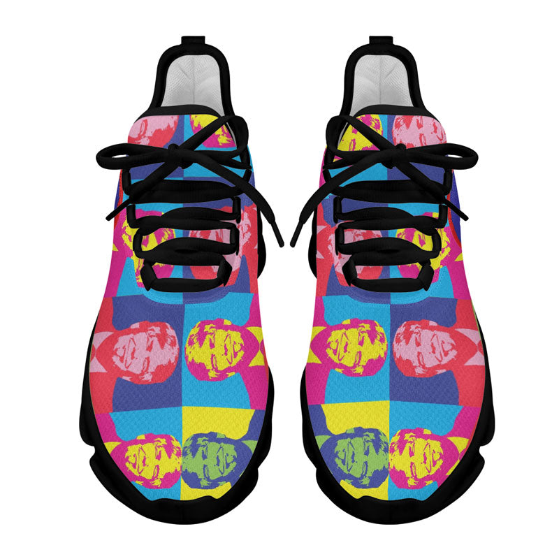 Retro Trump Republican Logo MaxSoul Shoes, Personalized Trump Sneakers, Trump Shoes, Election 2024