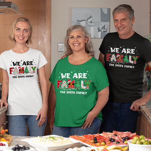 We Are Family, Personalized Family Shirt, Matching Family Shirts, Christmas Gift Ideas