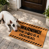 The Dog Is A Dickhead, Rubber Doormat, Funny Doormat