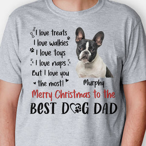 I Love Treats I Love Walkies, Personalized Shirt, Gift For Dog Lovers, Custom Photo