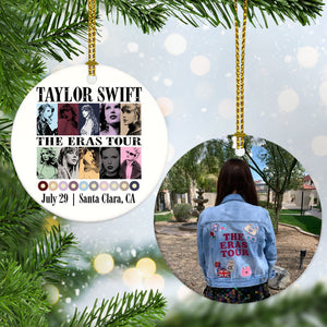 The Eras Tour Ornament, Personalized Ornaments 2 Sides, Custom Photo