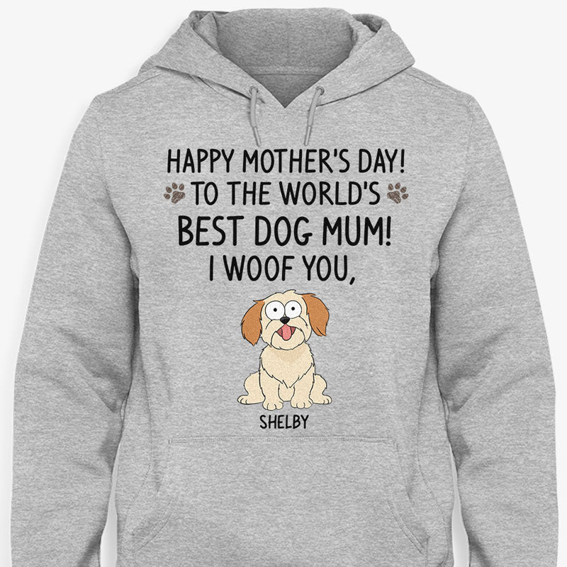 Happy Mother's Day Best Dog Mom Pop Eyed, Personalized Shirt, Gift For Dog Lovers