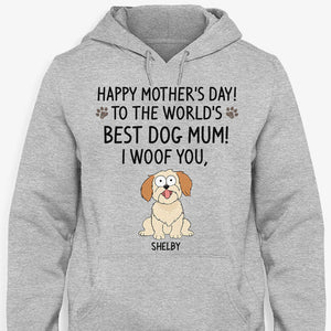 Happy Mother's Day Best Dog Mom Pop Eyed, Personalized Shirt, Gift For Dog Lovers