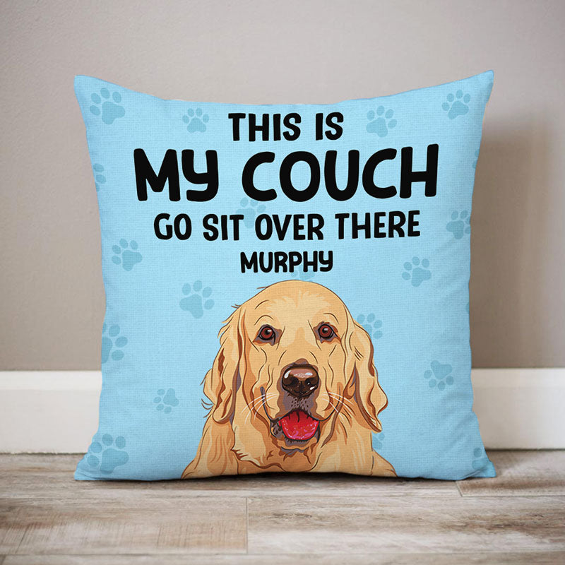 This Is Our Couch Dog Cat, Personalized Pillow, Custom Gift For Pet Lovers