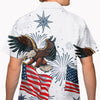 The Eagle 1976-2026 Color Hawaii, 250th Anniversary Of The USA Hawaiian Shirt