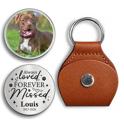 Always Loved Forever Missed, Personalized Pocket Hug, Pet Memorial Gifts, Gifts For Pet Lovers, Custom Photo