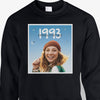 1989 Personalized Version Dark Color Crew Neck T-Shirt, Personalized T-Shirt, Custom Photo Birthday Gift
