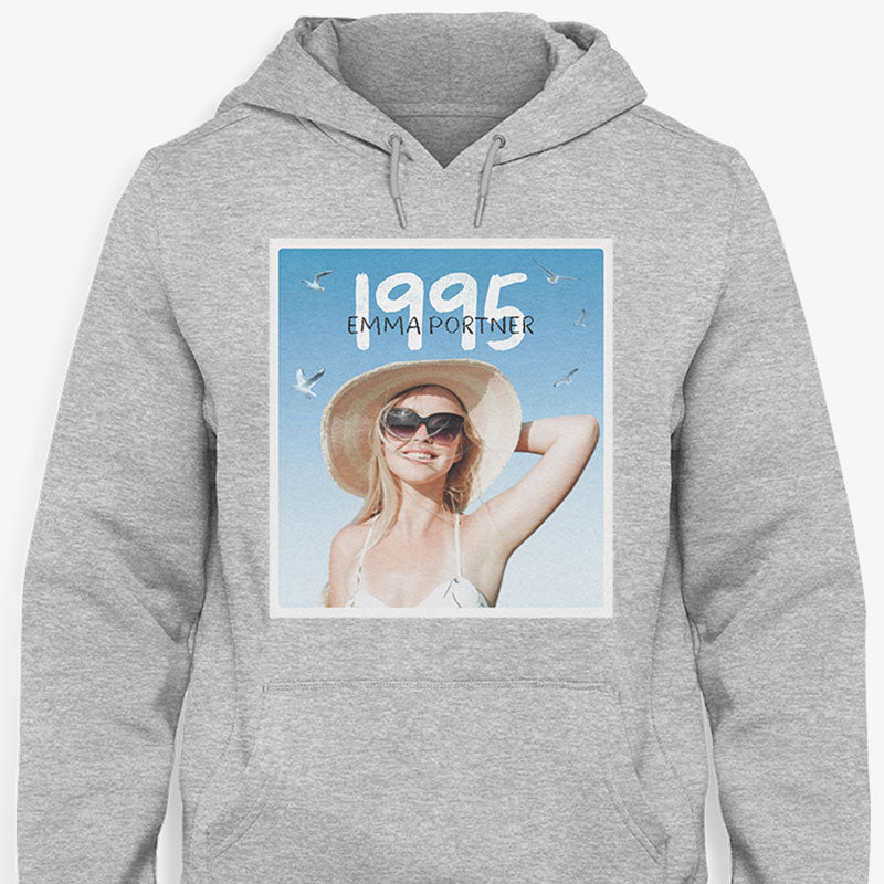1989 Personalized Version Crew Neck T-Shirt, Personalized T-Shirt, Custom Photo Birthday Gift