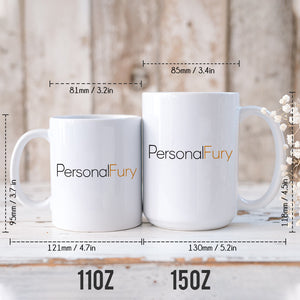The Moment Your Heart Stopped, Personalized Accent Mug, Memorial Gift For Dog Lovers