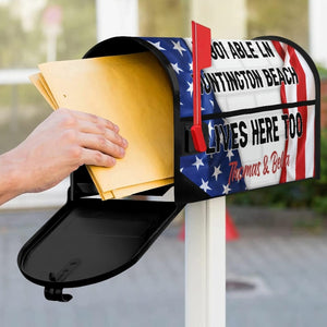 Welcome To My Home American Flag, Welcome To Our Home American Flag Mailbox Cover, Decoration For Dog Lovers
