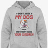 Don't Judge My Dogs And I Won't Judge Your Children, Personalized Shirt, Gifts for Dog Lovers