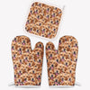 Multi Pet Face Portrait Oven Mitts, Personalized Oven Mitt, Custom Photo