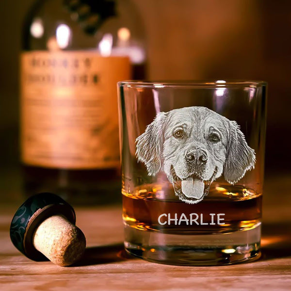 Thanks For Picking Up My Poop - Dog Personalized Custom Whiskey Glass - Gift For Pet Owners, Pet Lovers