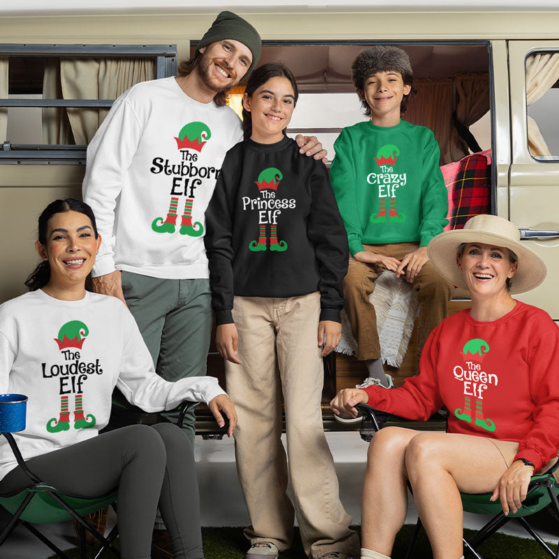 The Elf Crew Shirt, Personalized Family Shirt, Matching Family Santa Shirts, Christmas Gift Ideas