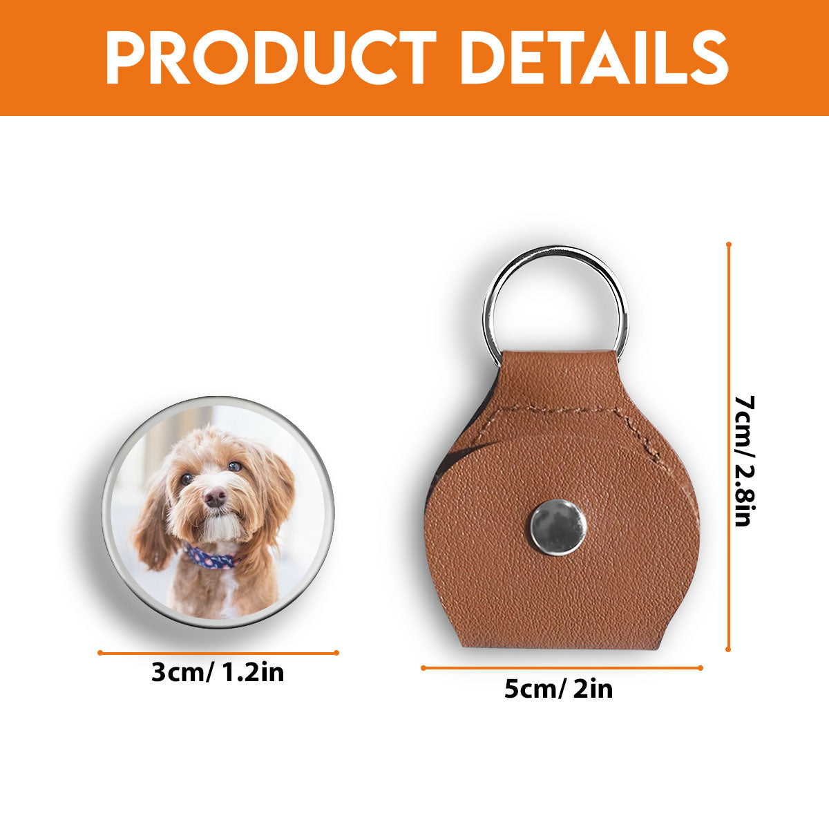 Once By My Side, Personalized Pocket Hug, Pet Memorial Gift For Dog Lover, Custom Photo
