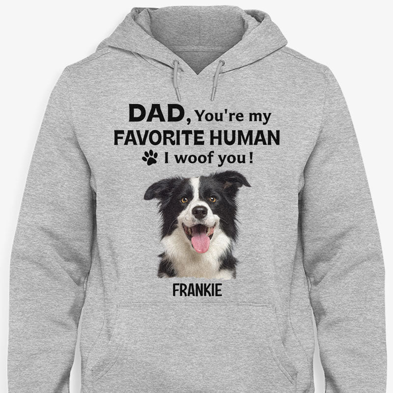 You're Our Favorite Human Pop Eyed, Personalized Shirt, Gift For Dog Lovers, Custom Photo