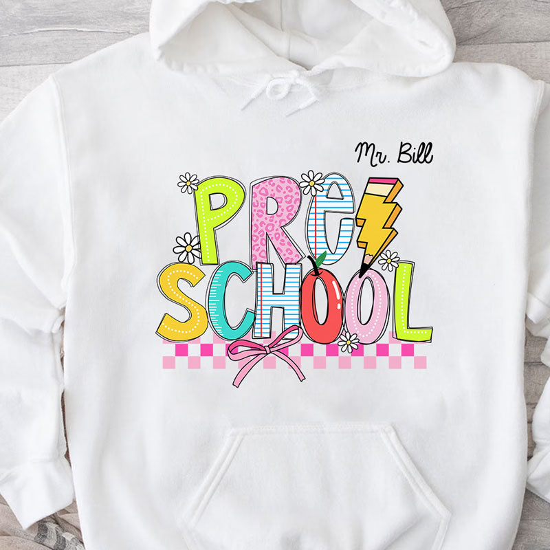 Back To School Teacher Shirt, Personalized Grade Shirt, Gifts For Teachers