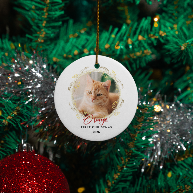 First Christmas, Personalized Christmas Ornaments, Custom Photo Gift