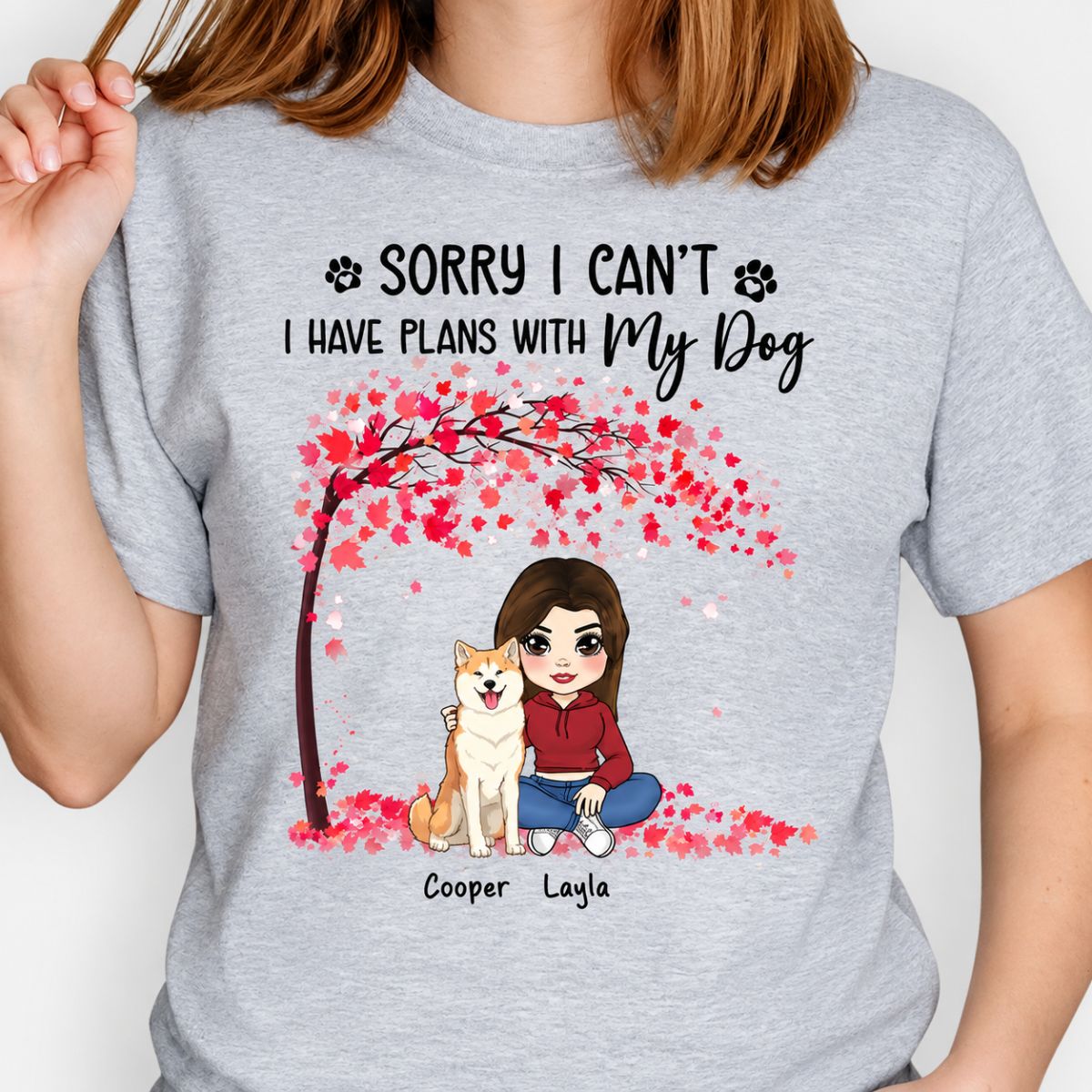 Sorry I Have Plans With My Dogs, Personalized Shirt, Gifts For Dog Lovers