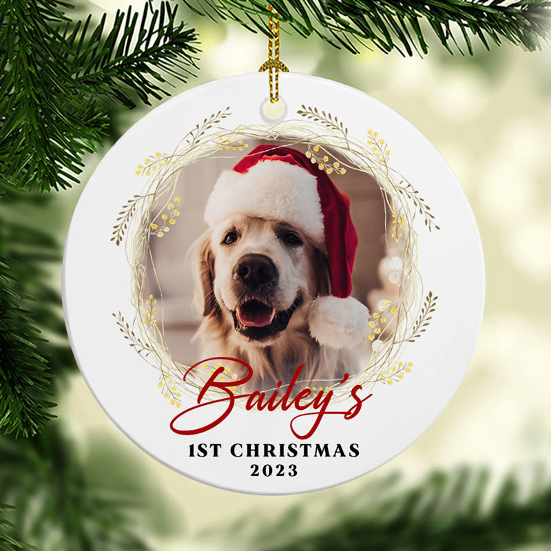 Dog Ornament, Personalized Christmas Ornaments, Custom Photo Gift -  PersonalFury