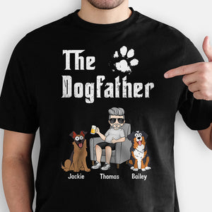 The Dog Father, Personalized Shirt, Father's Day Gifts For Dog Dad