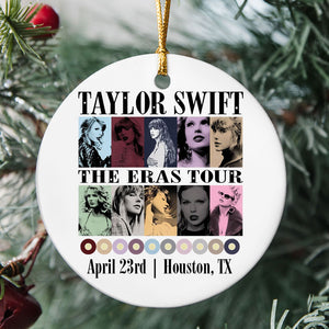 The Eras Tour Ornament, Personalized Ornaments 2 Sides, Custom Photo