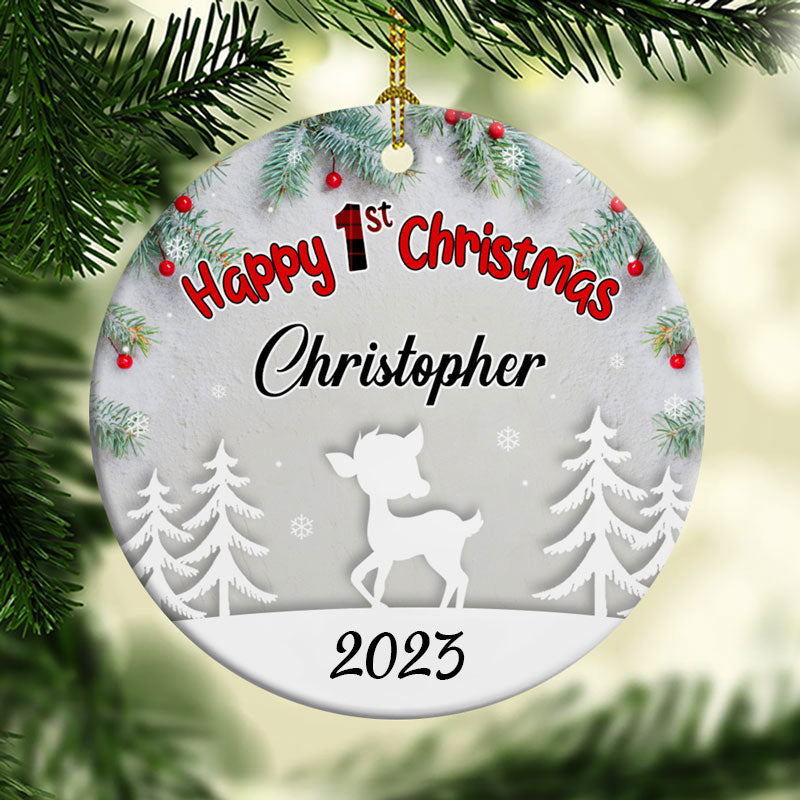 Merry Christmas Grandma & Grandpa - Personalized First Christmas