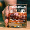 Every Sip It's Not My Problem Anymore, Personalized Engraved Rock Glass, Retirement Gifts