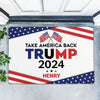 Trump Take America Back, Personalized Doormat, Home Decoration For Trump Fans, Election 2024