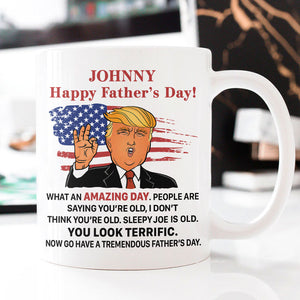 What An Amazing Day President Donald Trump, Personalized Coffee Mug, Funny Gifts For Dad, Election 2024