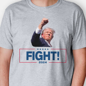 Trump Fight Shirt, Trump Shot Light Shirt, Trump Supporter, Election 2024