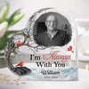 I'm Always With You, Personalized Keepsake, Heart Shape Plaque, Memorial Gifts