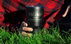 Save America Again Travel Tumbler, Gift For Trump Fans, Election 2024