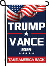 Trump Vance Garden Flags, Take America Back, Gift For Trump Supporters, Election 2024