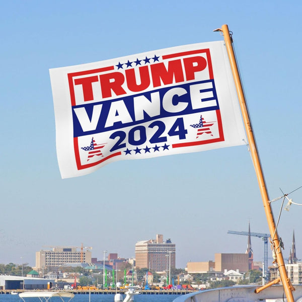 Trump Vance 2024 'The Outlaw And The Hillbilly' Flag – 3x5 FT Banner With Brass Grommets – RFCO