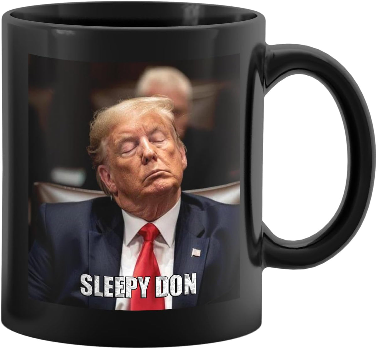Trump Mugshot Prison Black Mug, Gift For Trump Fans, Election 2024