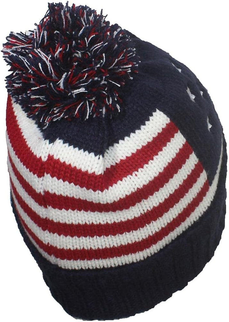 US Flag Embroidered Trump Beanie, Gift For Trump Fans, Election 2024