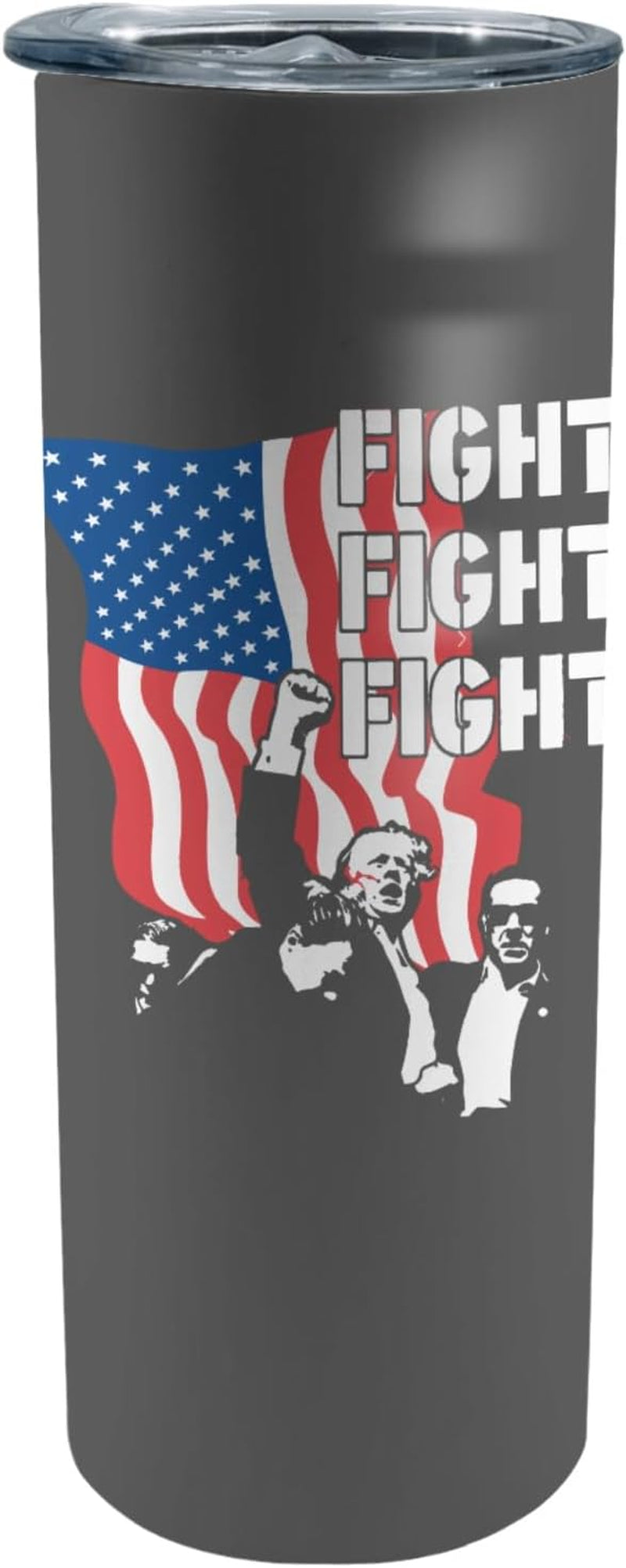 Fight Fight Fight Trump Skinny Tumbler, Trump Assassination, Election 2024