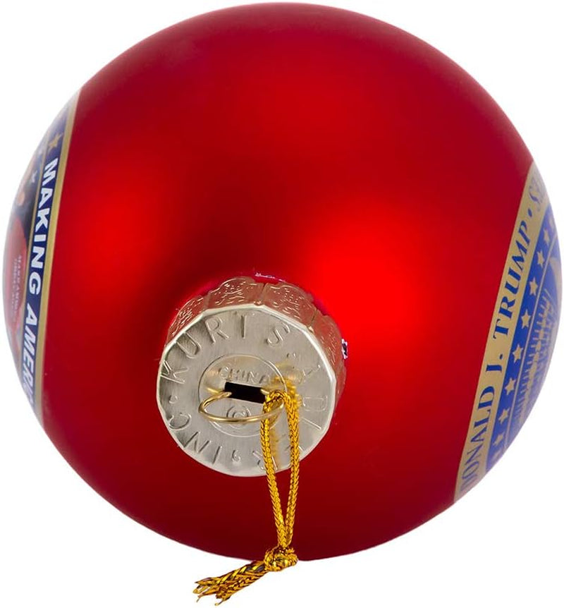 Trump Christmas Ball Ornaments, Gift For Trump Fans, Election 2024