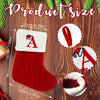 Alphabet Stocking, Knit Christmas Stocking with Personalized Initials - Perfect for Christmas Party Decorations