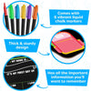 First and Last Day of School Board Sign with Liquid Chalk Markers Pack, Personalized Back To School Sign, Wooden School Board