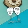 Father in Law Jewelry Fishing Lure Father of the Groom Fishing Hooks, Gifts For Father's Day, Gifts For Lovers