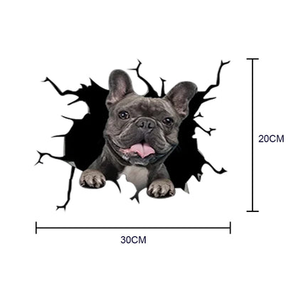 3D Dog Car Sticker Waterproof Cat Car Sticker Toilet Sticker Wall Stickers Removable Art Decals Sticker Home Decor Dropshipping