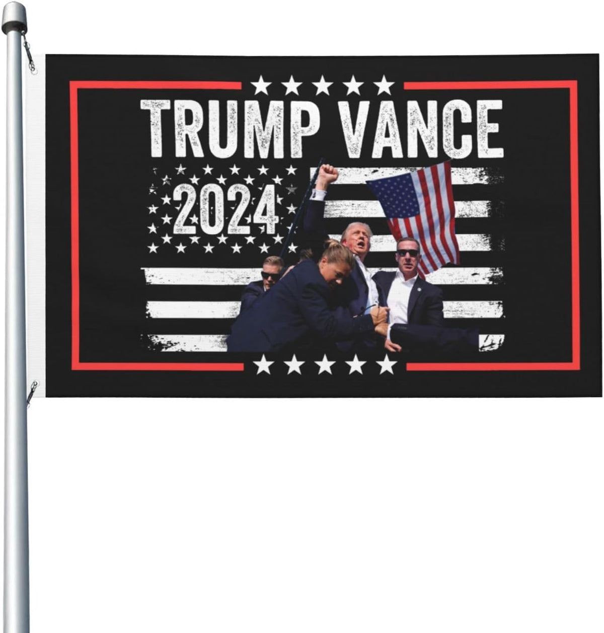Trump Vance House Flag, Trump Shooting, Trump Assassination, Election 2024